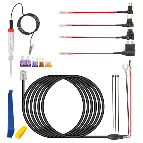 Miniatura 9 de EWAY Kit de cableado rígido para detector de radar, enchufe RJ11, kit de cableado directo de cable para detectores de radar, cable de alimentación