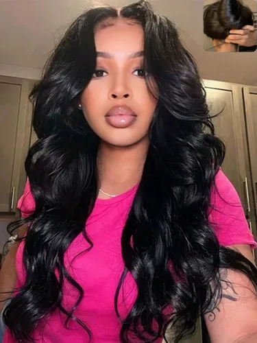 Miniatura 18 de Nadula Bye Bye Cap 13x4 HD Cuero Cabelludo Real 3D Body Wave Pelucas de Encaje Frontal de Cabello Humano Pre Todo, Peluca Sin Pegamento con Cordón