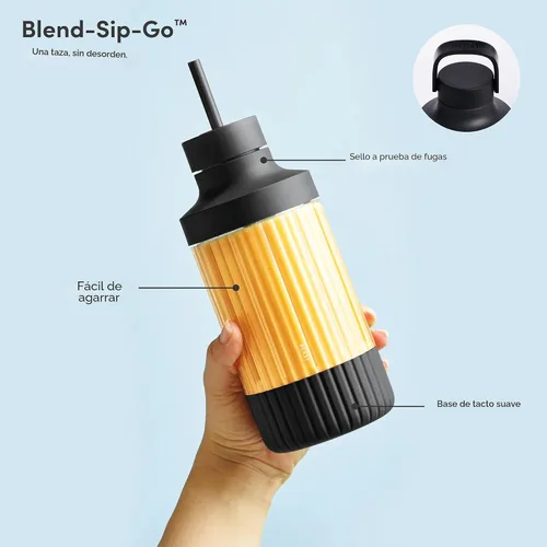 Miniatura 6 de La licuadora mini Beast Plus Mini licuadora de encimera de cocina Mezcla licuados de frutas y batidos, aderezos, salsas, salsas para mojar
