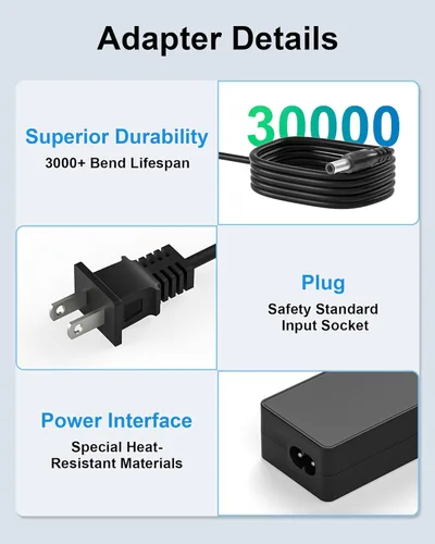 Miniatura 5 de WUKUR Cargador de 42 V para bicicleta eléctrica Jetson compatible con Jetson Electric Scooter Bolt/Bolt Pro/Adventure/Metro/Journey/LX10/J5/J8