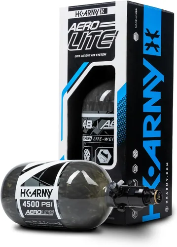 Miniatura 3 de HK Army Aerolite de fibra de carbono HPA Sistema de tanque de aire comprimido para paintball Humo