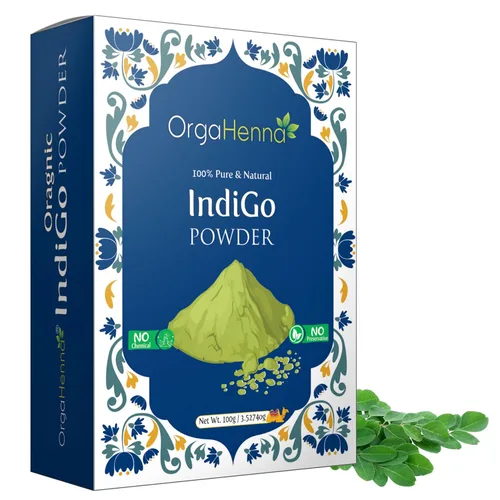 Miniatura 7 de Polvo de henna herbario orgánico para el cabello – 100% puro y natural, color y acondicionador sin químicos – Fortalece, 3.53 oz