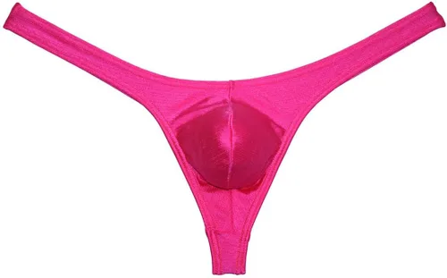 Miniatura 6 de OROCOJUCO Hombres Bolsa Tanga Dibujo Spandex T-Back Elástico Mini Escritos Bikini Ropa