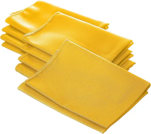 Miniatura 4 de LA Linen Paquete de 10 servilletas de popelina de poli, servilletas de tela suave, servilletas lavables y reutilizables, servilletas de mesa