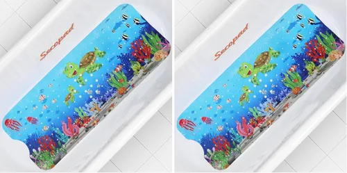 Miniatura 8 de Secopad Alfombra de Baño para Bañera Antideslizante, Lavable a Máquina, Alfombra Antideslizante de Ducha para Bañera de Bebé con Dibujos Animados