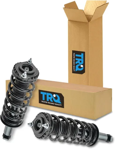 Miniatura 247 de TRQ Conjunto de Amortiguador y Resorte Delantero Cargado con Resorte Helicoidal Pre-ensamblado Compatible con Jeep Cherokee Limited AWD 14-22 Sin