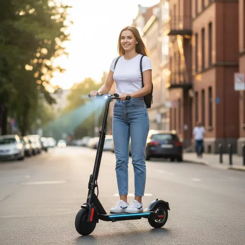 Miniatura 6 de Caroma Electric Scooters, Electric Scooter Adults, 800W Peak Motor, 25Miles Range&20Mph, Foldable E Scooter, Cruise Control, Dual Braking System,App
