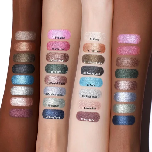 Miniatura 7 de Oulac Twist-Up Sombra de Ojos Brillante en Barra – Maquillaje de Ojos Vegano y Libre de Crueldad con Textura Cremoso y Mezclable, Resistente al 01