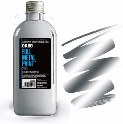 Grog Recambio de Pintura Full Metal - 6.8 fl oz - Bogotá White Bogotá Blanco