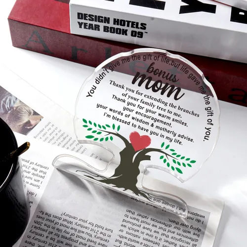 Miniatura 8 de Regalos adicionales para mamá de parte de hija e hijo, regalo de cumpleaños para madrastra, madre, regalos únicos de agradecimiento para mamá