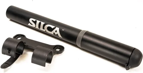Miniatura 2 de SILCA Mini Bike Pump – Frame Mount Bicycle Pump with Expandable Hose and Lever Lock – Lightweight and Mountable to Gravel, Mountain, and Road