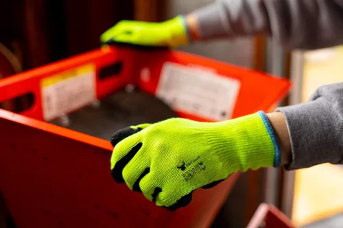 Miniatura 6 de G & F Products - Juego de 12 guantes de trabajo recubiertos de látex, doble capa para construcción, jardinería, uso pesado