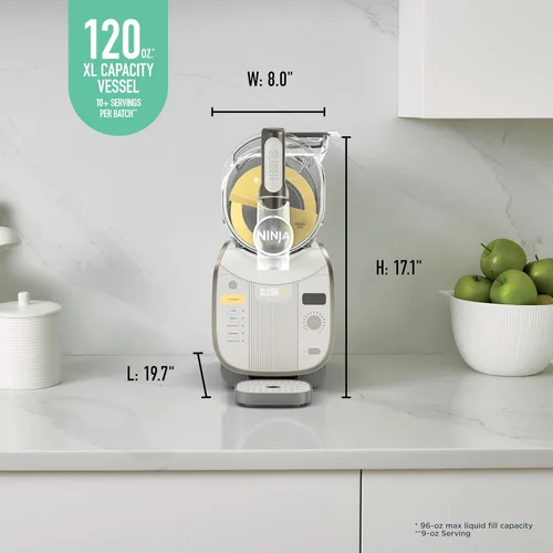 Miniatura 11 de Ninja SLUSHi XL - Máquina inteligente de bebidas congeladas y máquina de granizado Con tecnología SlushAssist Capacidad de 128 onzas Sodas
