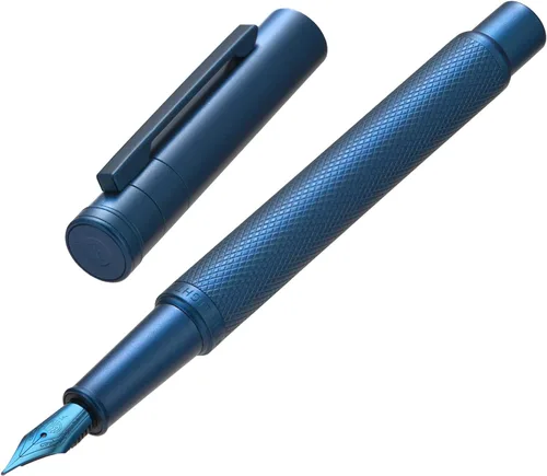 Miniatura 26 de Hongdian Bolígrafo Rollerball Bosque Azul Oscuro con Repuesto de Tinta Negra Schmidt, Diseño Clásico con Estuche de Metal para Firma de Negocios