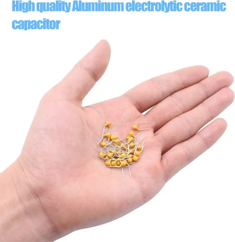 Miniatura 5 de DYWISHKEY 24Value - Juego de condensadores de chip de cerámica multicapa monolíticos DIP, 720 unidades, 0.1uF-100nF juego de condensadores
