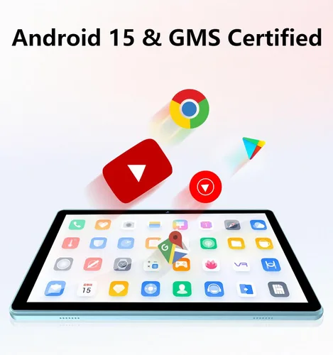 Miniatura 2 de ECOPAD Tablet de 10.1 pulgadas, tabletas Android 15 de 12 GB (4+8) de RAM / 64 GB de ROM / expansión de tarjeta SD de 1 TB, pantalla táctil IPS HD