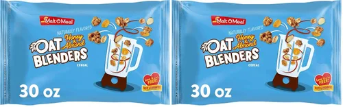 Miniatura 9 de Malt-O-Meal Honey and Oat Blenders Cereal de desayuno para niños, tamaño familiar, a granel, bolsa de 32 onzas