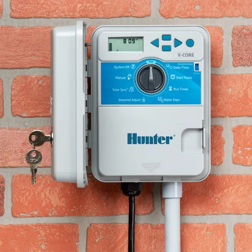 Miniatura 4 de Hunter X-Core XC400 Controlador de rociadores para exteriores de 4 zonas, temporizador de riego resistente a la intemperie para césped y jardín