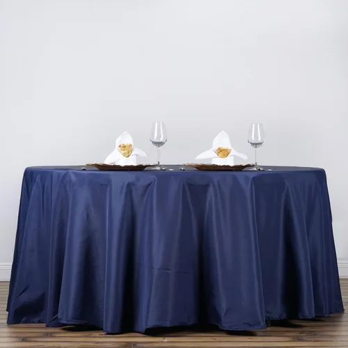 Miniatura 4 de BalsaCircle - Mantel redondo patriótico para el Día de los Veteranos de 132 pulgadas, color azul marino, 4 de julio, para fiestas, decoración