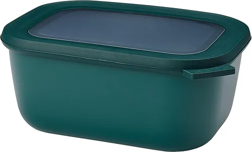 Miniatura 56 de Mepal Cirqula - Recipiente circular rectangular para almacenar y servir alimentos con tapas transparentes, perfecto para preparación de alimentos