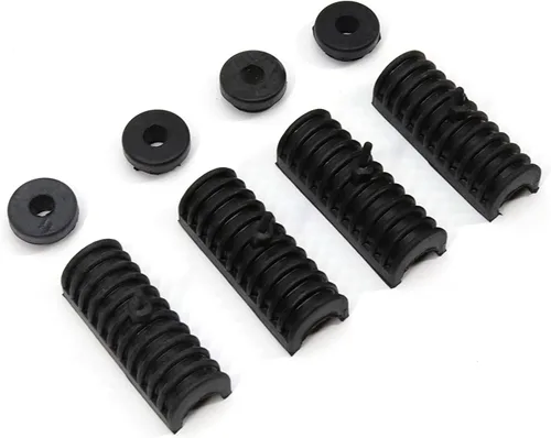 Miniatura 2 de Red Hound Auto Soportes de goma de repuesto para alforjas duras con bujes compatibles con Harley Davidson Juego de 4