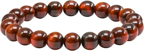 Miniatura 171 de Amazing Gemstone Pulsera de cristal para mujeres y hombres, pulsera de cristal curativo de protección, pulsera elástica con cuentas de piedras