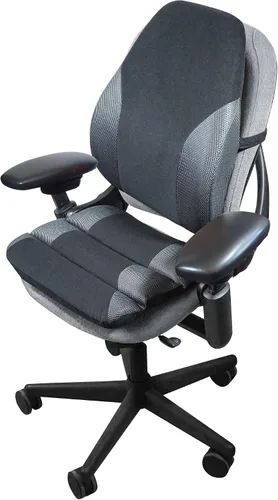 Miniatura 5 de Kantek Respaldo de espuma viscoelástica, negro/gris (LS360)