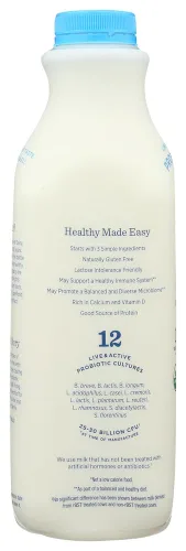 Miniatura 3 de Lifeway Probiótico orgánico bajo en grasa Kéfir, 32 onzas - 6 por caja.