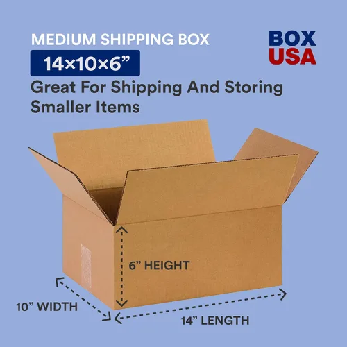 Miniatura 2 de Selecciona un tamaño: Caja de EE. UU., cajas planas., Kraft, 25