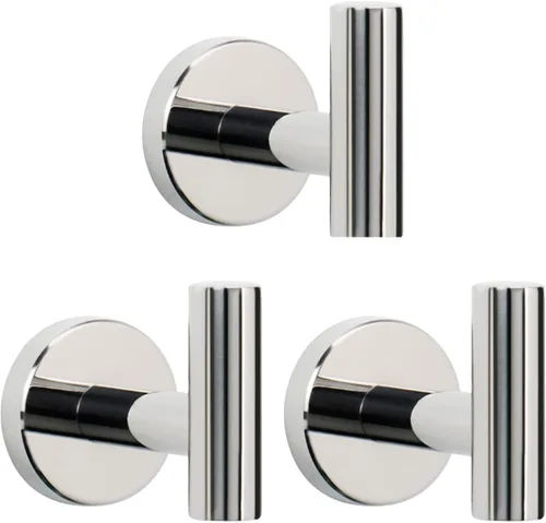 Miniatura 24 de NearMoon Ganchos para toallas de baño, soporte para bata de acero inoxidable 304, gancho resistente para baño, sala de estar, hotel, cocina, garaje