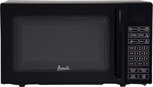 Miniatura 3 de Avanti MT81K1BH Horno microondas compacto de 700 vatios con 6 ajustes de cocción preestablecidos, descongelación de velocidad, panel de control