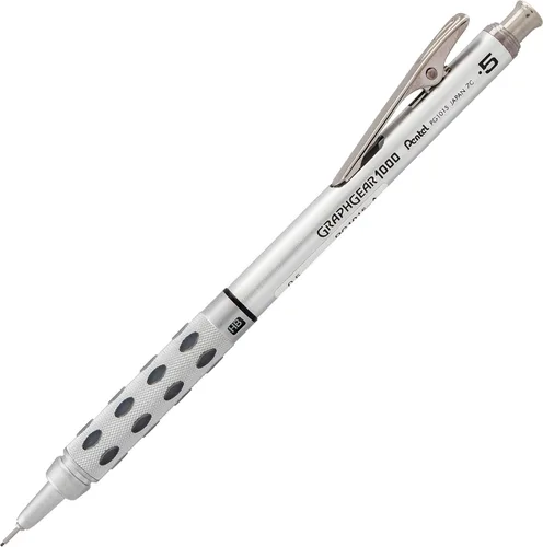 Miniatura 9 de Pentel GraphGear 1000 - Lápiz de dibujo automático (0.3mm), acentos negros, 1 unidad (PG1013G)