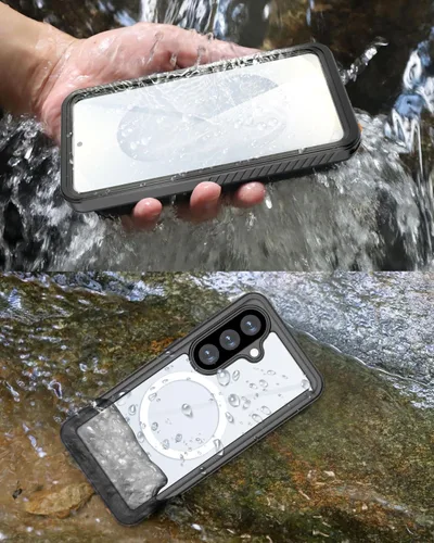Miniatura 7 de Miimall Funda impermeable IP68 para Samsung Galaxy S26 Plus, compatible con MagSafe, Mil-Std 810G 360° protección de cuerpo completo resistente