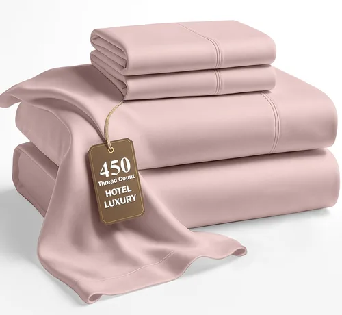 Miniatura 33 de LANE LINEN - Sábanas tamaño Split King para cama ajustable, 450 hilos, 100% algodón, 2 sábanas bajeras individuales XL, con bolsillo profundo, 05