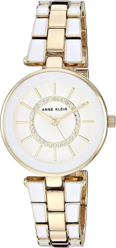 Miniatura 3 de Anne Klein - Reloj de brazalete para mujer con cristales de Swarovski y malla acentuada