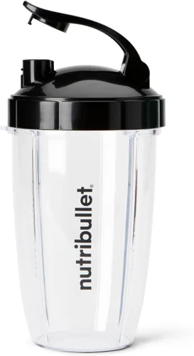 Miniatura 5 de nutribullet Vasos To-Go de 24 onzas y tapas abatibles de colores (negro/verde)