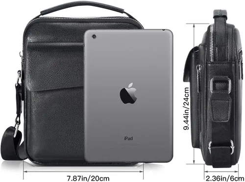 Miniatura 2 de Bolso cruzado pequeño para hombre, de piel sintética, bolso de mensajero, bolsa cruzada, bolsa de hombro, bolsa de pecho, trabajo, viajes al aire