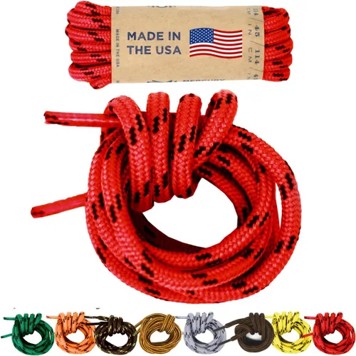 Honey Badger - Cordones para botas resistentes con Kevlar, fabricados en Estados Unidos, cordones gruesos para botas de trabajo y senderismo