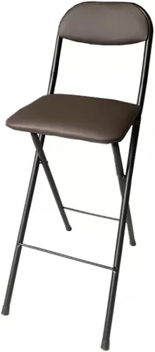 Miniatura 8 de Taburetes de bar plegables – Sillas plegables portátiles con asientos acolchados – Silla plegable alta para bar, oficina y más – Fácil de almacenar