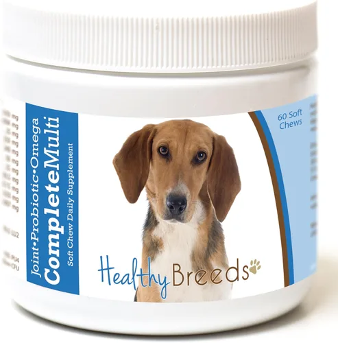 Miniatura 414 de Healthy Breeds Pug todo en uno multivitamínico suave masticable 60