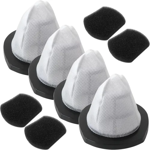 Miniatura 3 de Paquete de 4 filtros de vacío 2030 y 4 filtros de espuma para aspiradora Bissell 2030 de peso pluma, modelo 2030 2030L 20303 20306 20307 20309 2030H