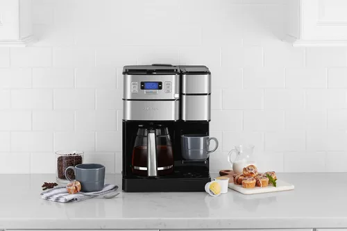 Miniatura 6 de Cuisinart Coffee Center Grind and Brew Plus, molinillo de café integrado, cafetera y cafetera de una sola porción con tamaño de porción de 6 onzas