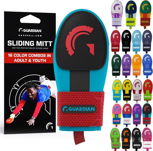 Miniatura 29 de Guante deslizante Guardian Baseball - Tallas para jóvenes y adultos - Guante deslizante para béisbol - Correa de compresión elástica