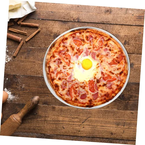 Miniatura 6 de Luxshiny Bandeja perforada multifuncional para pizza ventilada para distribución uniforme del calor para cocina casera y pizza casera