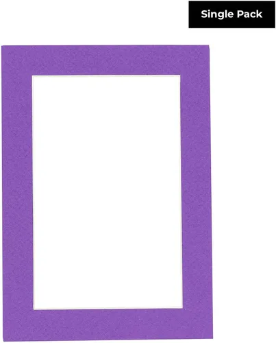 Miniatura 360 de 8.5x11 Mat for 11x14 Frame - Precut Mat Board Acid-Free Brown 8.5x11 Photo Matte Made to Fit a 11x14 Picture Frame, Premium Matboard for Family