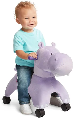 Miniatura 17 de Radio Flyer Juguete de Montar de Peluche para Niños Pequeños – Juguete de Montar Rodante Suave y Acolchado para Niños de 1–3 Años, Juguete de Empuje
