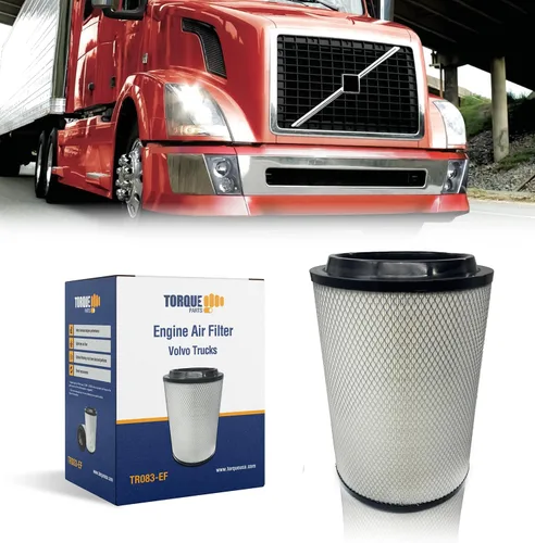 Miniatura 8 de TORQUE Filtro de Aire de Motor y 2 Filtros de Aire de Cabina con Carbón Activado para Camiones Semi Volvo VNL 2002+ Reemplaza 20435801 AF26405