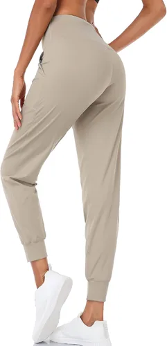 Miniatura 131 de Oalka - Pantalones deportivos para mujer, con cintura alta y bolsillos, para hacer deporte, yoga y entrenar