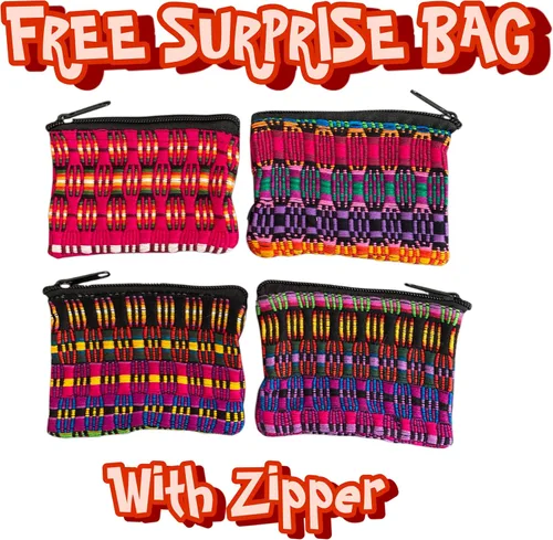 Miniatura 3 de Guatemala Worry Dolls Juego de 12 muñecas tradicionales de 2.2 x 0.4 in con bonita bolsa de almacenamiento y llavero extra, divertidos