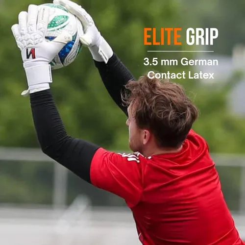 Miniatura 2 de ONEKEEPER ACE Guantes de portero – Protección sin dedos – Guantes de portero de fútbol profesional para niños, jóvenes y adultos – látex de contacto